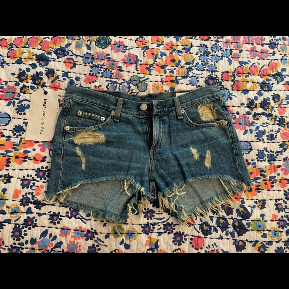 rag & bone “Winnie” cut off shorts